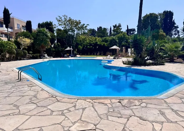 - Paradise Gdns 1br With Pool, Terrace, Parking Apartmán Paphos